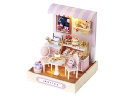 Serie Happy Corner, Modelo 3d Sweet Dialogue, Con Luz Led, Dimensiones 9x9x12 Cm
