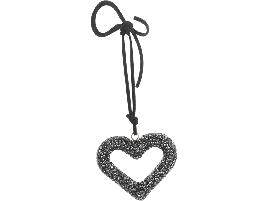 Adorno De Cristal En Forma De Corazón Para Coche, Colgante Brillante Para El Espejo Retrovisor.