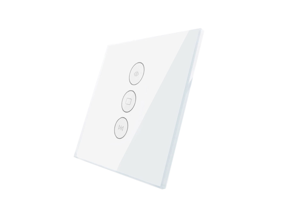 Frontal Persianas Cristal Botones LEDBOX