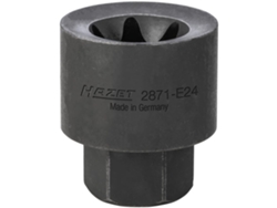 HAZET Llave de Vaso Torx para La Pinza de Freno 2871-E24 Hexágono Exterior 22 Mm Perfil Torx Exterior E24