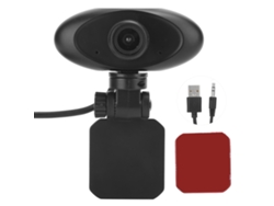 Cámara Web Usb Hd 720p Con Micrófono, Sin Controlador, Cámara Web Rotatoria 360 Grados