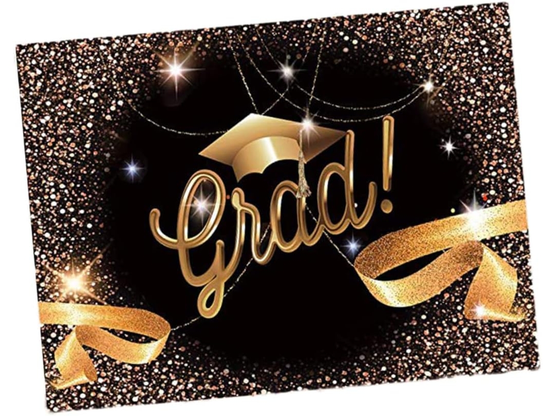 Fondo Portátil Para Fiesta De Graduación, 210 X 150 Cm, Estampado Temático.