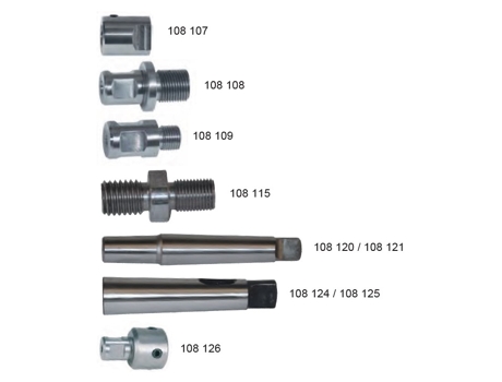 RUKO-108124-Adaptador para taladros de base magnética para adaptar a CM3 con salida a CM1