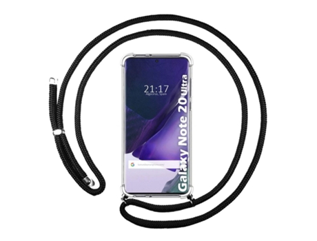Carcasa Samsung Galaxy Note 20 Ultra TUMUNDOSMARTPHONE Colgante Negro