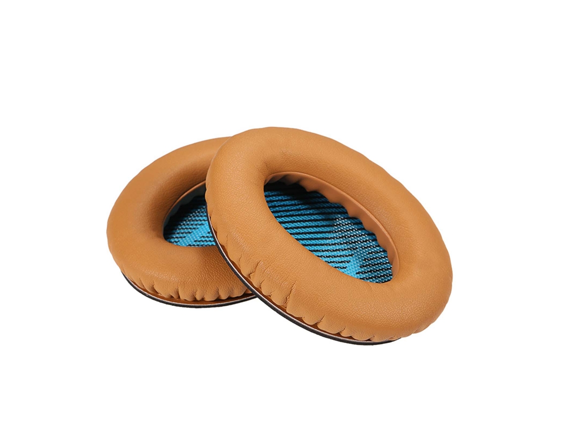 Cubre Almohadillas De Oreja De Memoria De Cuero De Proteína De Reemplazo Para Auriculares Bose Quietcomfort 25 15 Qc2 Qc15 Ae2