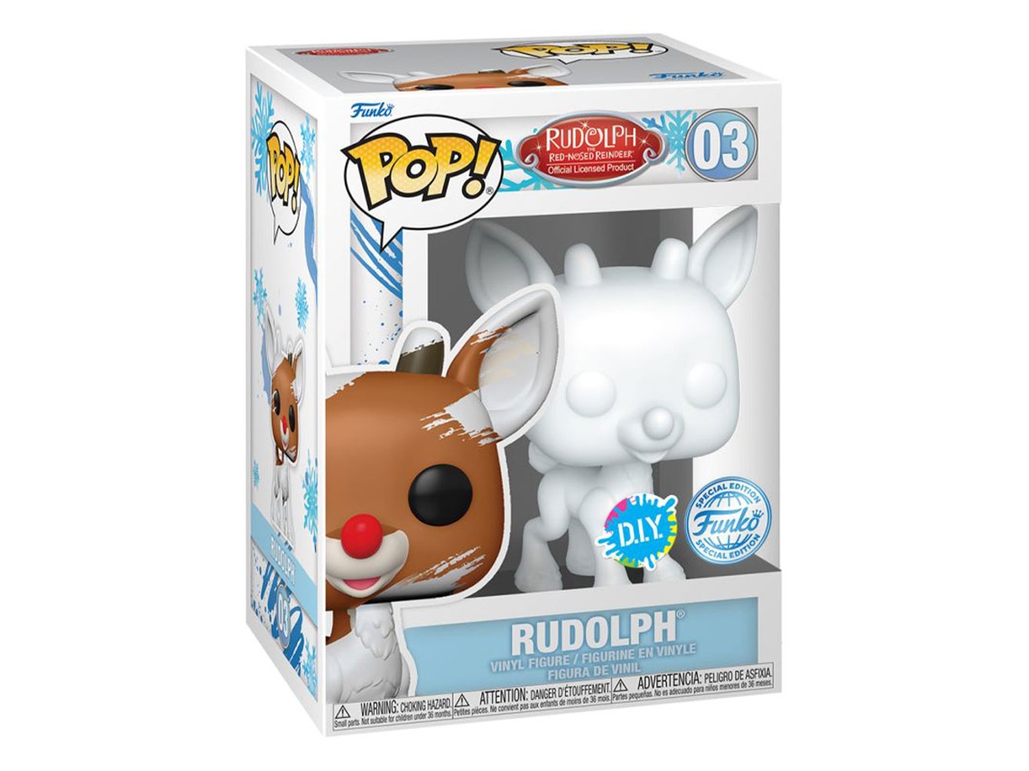 Figura Funko RUDOLPH Exclusivo dos EUA DIY Pop! Vinilo