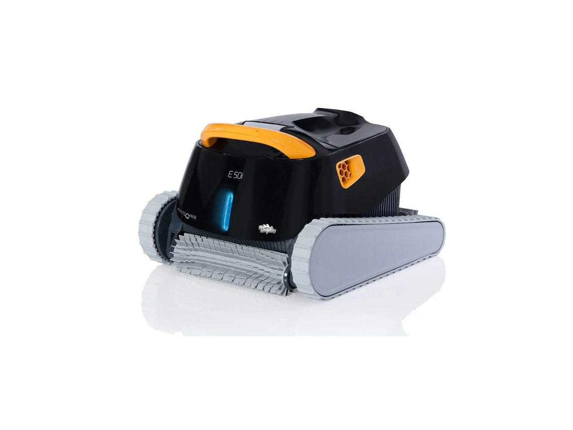 Robot Piscina Electrico Fondo, Paredes Y Linea De Agua Con Carro E50i - Dolphin