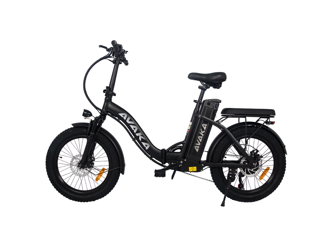 Avaka Bz20 Plus Bicicleta Eléctrica Urbana Dobrável Com Quadro Aberto De 20 Motor De 500 W Batería De 48 VE 15 Ah