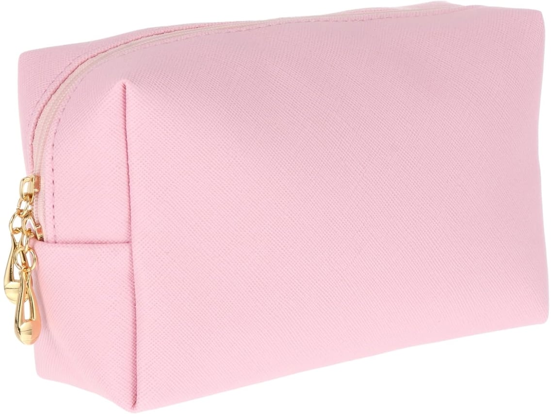 Conjunto De Maquiagem Feminina De 3 Peças, Nécessaire Quadrada Em Couro Pu, Grande Capacidade, Elegante Estojo Para Cosméticos.