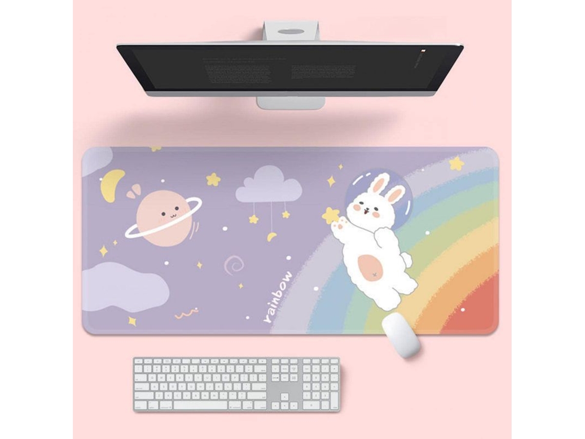 2026rebe-alfombrilla Para Ratón Kawaii Niñas Adolescentes Diseño Cartoon En Morado Para Oficina Y Laptop