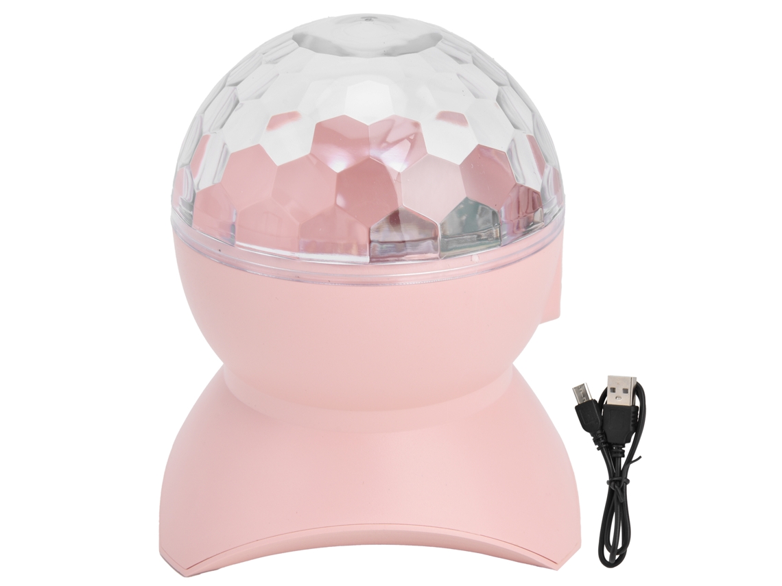 2026-proyector De Estrellas Usb Con Bluetooth, Tarjeta De Memoria Y Usb, Lámpara Nocturna Musical Rosa Transparente Para Hogar, Boda Y Fiesta