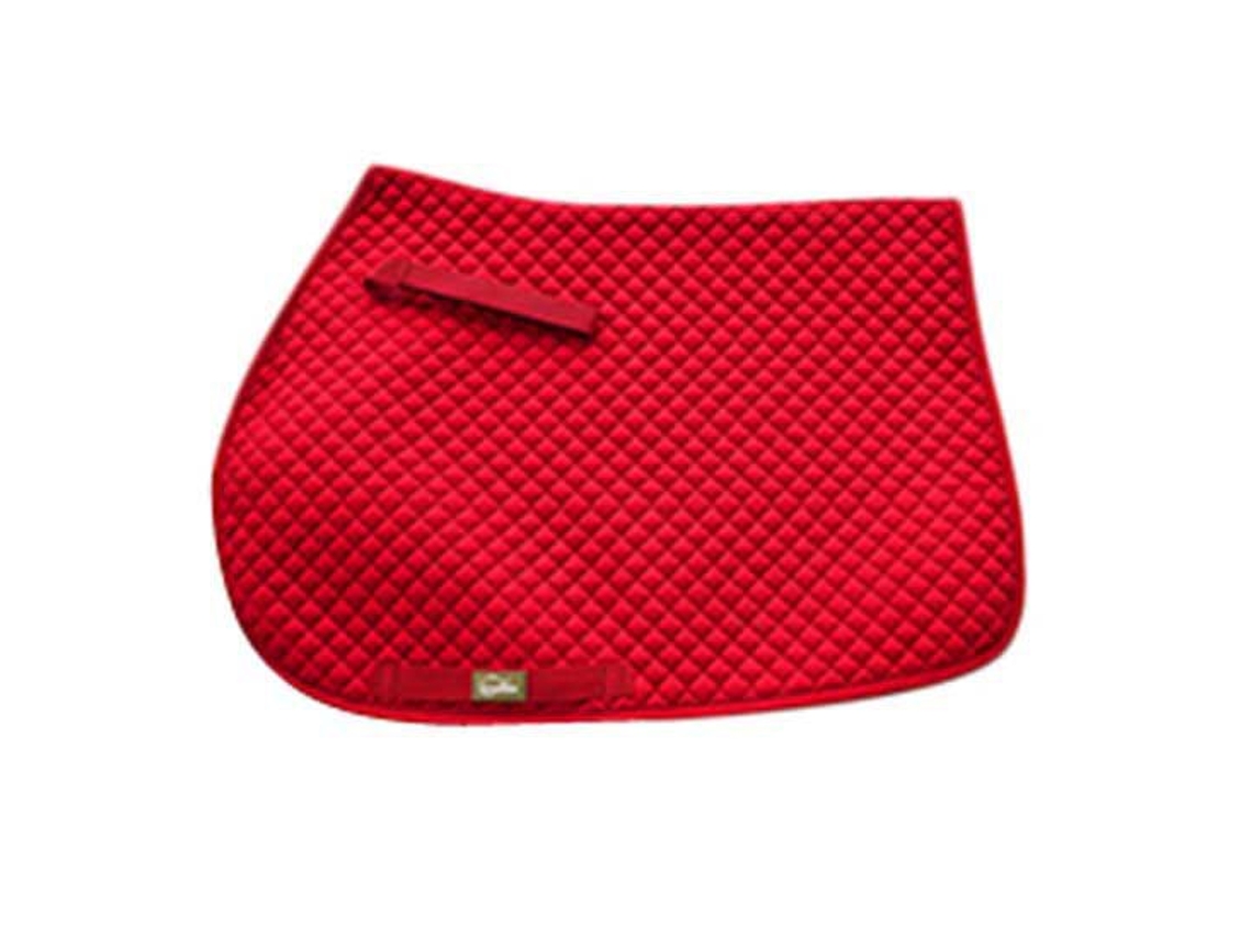 Almofada de Sela de Adestramento de Algodão Acolchoada Vermelho Fulllexhis