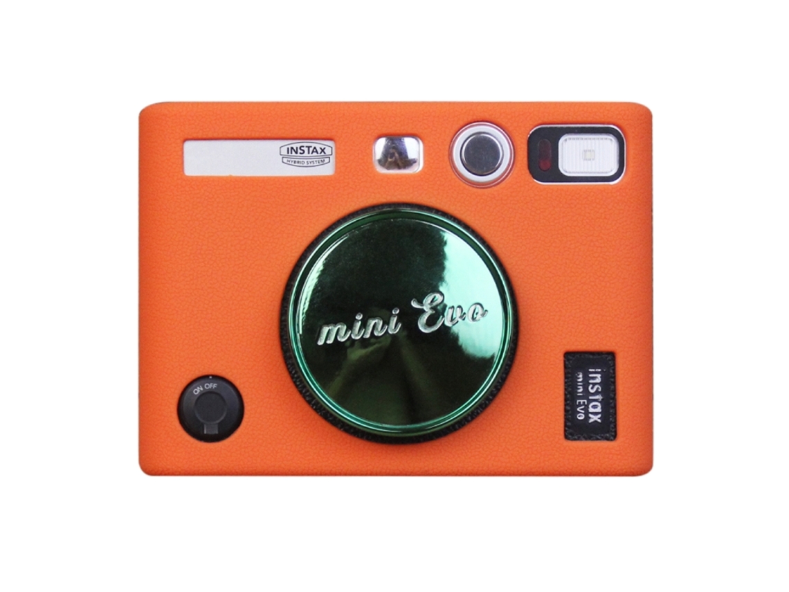Funda protectora de silicona suave XIAOMOYU para Fujifilm Instax Mini Evo Naranja