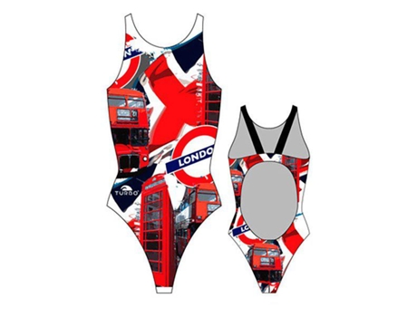 Traje de baño para Mujer TURBO Londres Pro Resist Multicolor para Natacion (XXXL)