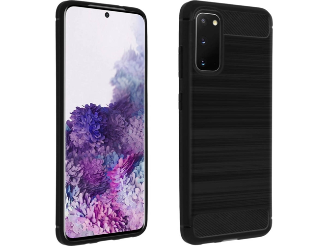 Carcasa Samsung Galaxy S20 AVIZAR Silicona Negro