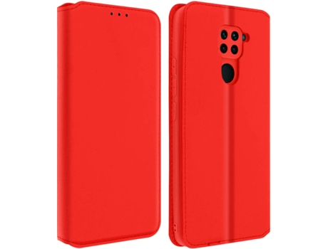 Funda Xiaomi Redmi Note 9 AVIZAR FOLIO-ELEC-RD-NT9R Rojo