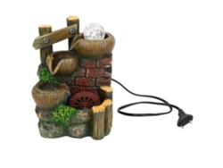 Fuente De Mesa De Resina Ornamental Con Agua Fluyente Decoración Para Hogar Y Oficina