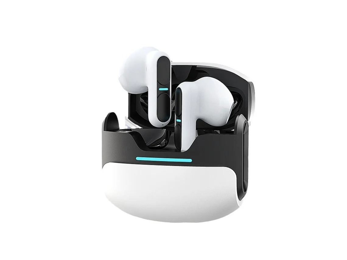 Auriculares Universal Led Estéreo Sem Fio Função Modo Yizhood Bluetooth Blanco