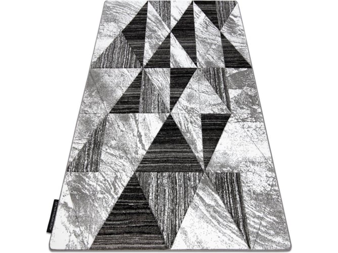 Alfombra DYWANY LUSZCZOW Alter Nano (Gris - 180 x 270 cm - Polipropileno)