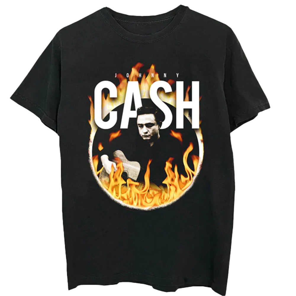 Johnny Cash Ring Of Fire Cash Museum T-shirt Unisex Rockinstone Size:s