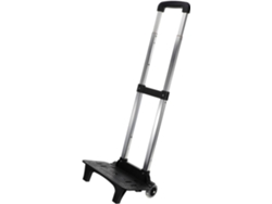 Carrito De La Compra Plegable Y Ligero, De Aleación De Aluminio Ajustable Con Ruedas Dobles, Capacidad De 30 Kg.