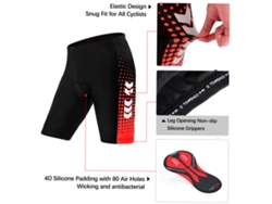 Conjunto De Traje Corto De Verano Para Hombre Con Jersey De Ciclismo Y Pantalones Cortos Acolchados 5d Gel Secado Rápido Transpirable