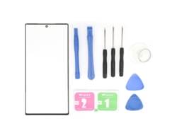 Vidro Da Tela Frontal Externa Com Fita Oca Para Reparo Do Samsung Note 20 Ultra 5g