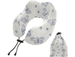 Almohada Viaje Dormir Aviones Espuma Viscoelástica Poliéster Viscoelástica. Fácilmente Soporte Fácil