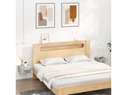 Mesitas de Noche LOVELY HOME Mesinha Parede 2 Pcs 35X35X20 Cm Cinzento Cimento
