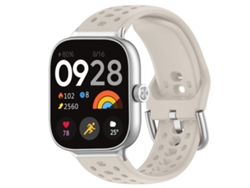 Correa para Redmi Watch 6 / 5 / 4 - Silicona deportiva - Hebilla plateada
