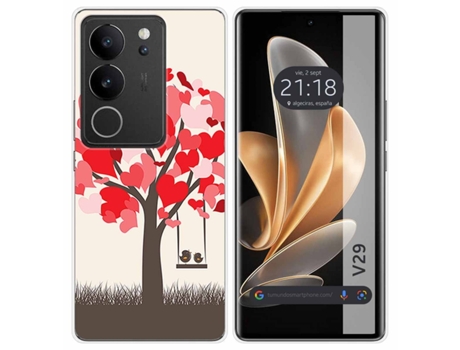 Funda Diseño Pajaritos para Vivo V29 5G TUMUNDOSMARTPHONE Silicona Multicolor