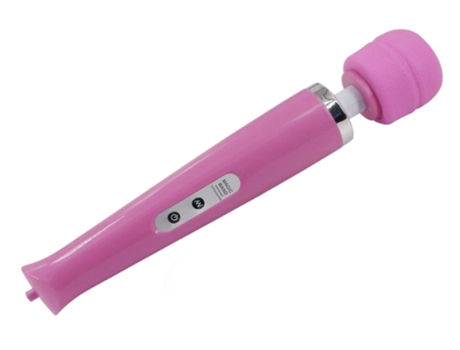 Varita Mágica de Mano Inalámbrica Chronus 10 Modos de Relajación Rosa BISBISOUS Palo de Masaje Eléctrico de Mano Inalámbrico