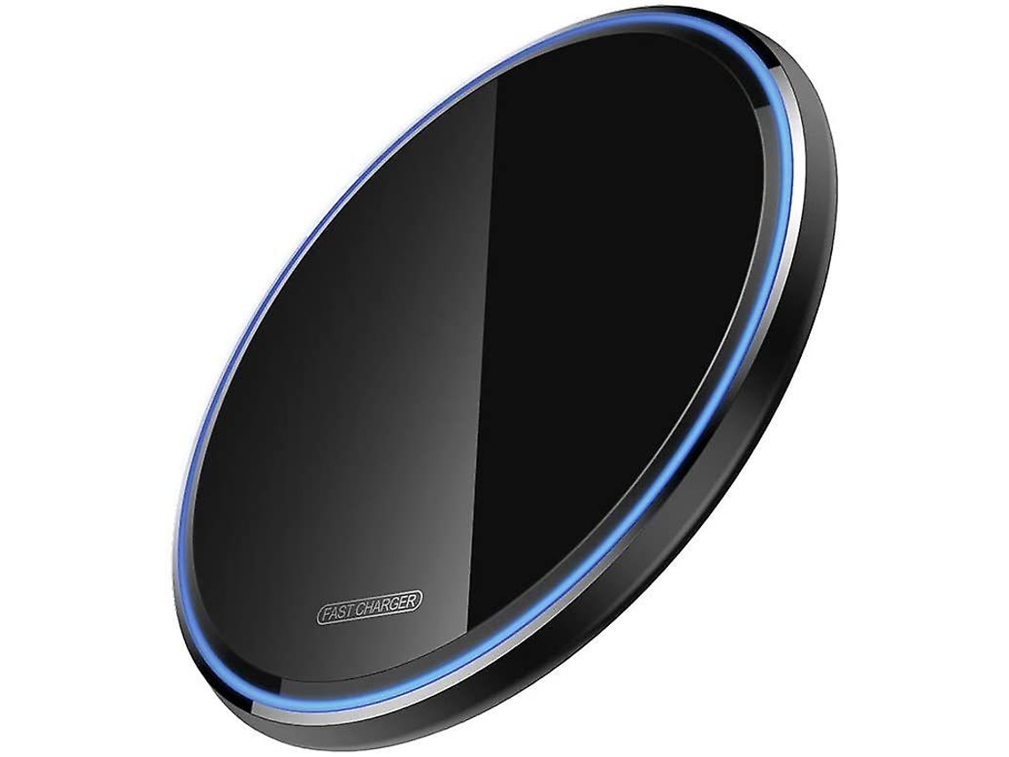 Cargador Sem Fio Espelho Para Apple, Samsung Yizhood Seda Negro