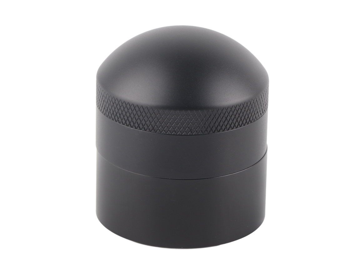 Distribuidor de café portátil de aleación de aluminio para el hogar, aguja de 51 mm, color negro