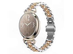 Pulsera de acero inoxidable con siete cuentas para relojes inteligentes y GPS GOKOCO