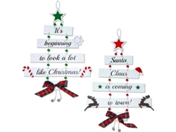Adornos Navideños De Madera De Primera Calidad: Grandes Adornos Navideños Para Interiores, Paredes Y Ventanas.