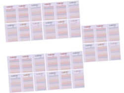 5 blocs de notas adhesivas de colores para notas extraíbles, práctico papel adhesivo para Gokoco