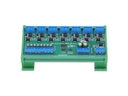 Módulo Mosfet Multifunción 8-in 8-out Rs485 Con Caja Din Rail Componentes R4m8a08 6-25v