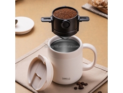 Accesorios para Cafeteras Vertido en Filtro Portátil Plegable de Acero Inoxidable.