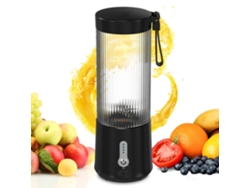 Exprimidor Eléctrico Pequeño Portátil De 450 Ml Recargable Para Frutas Verduras Batidos Batidos (negro) Cuich