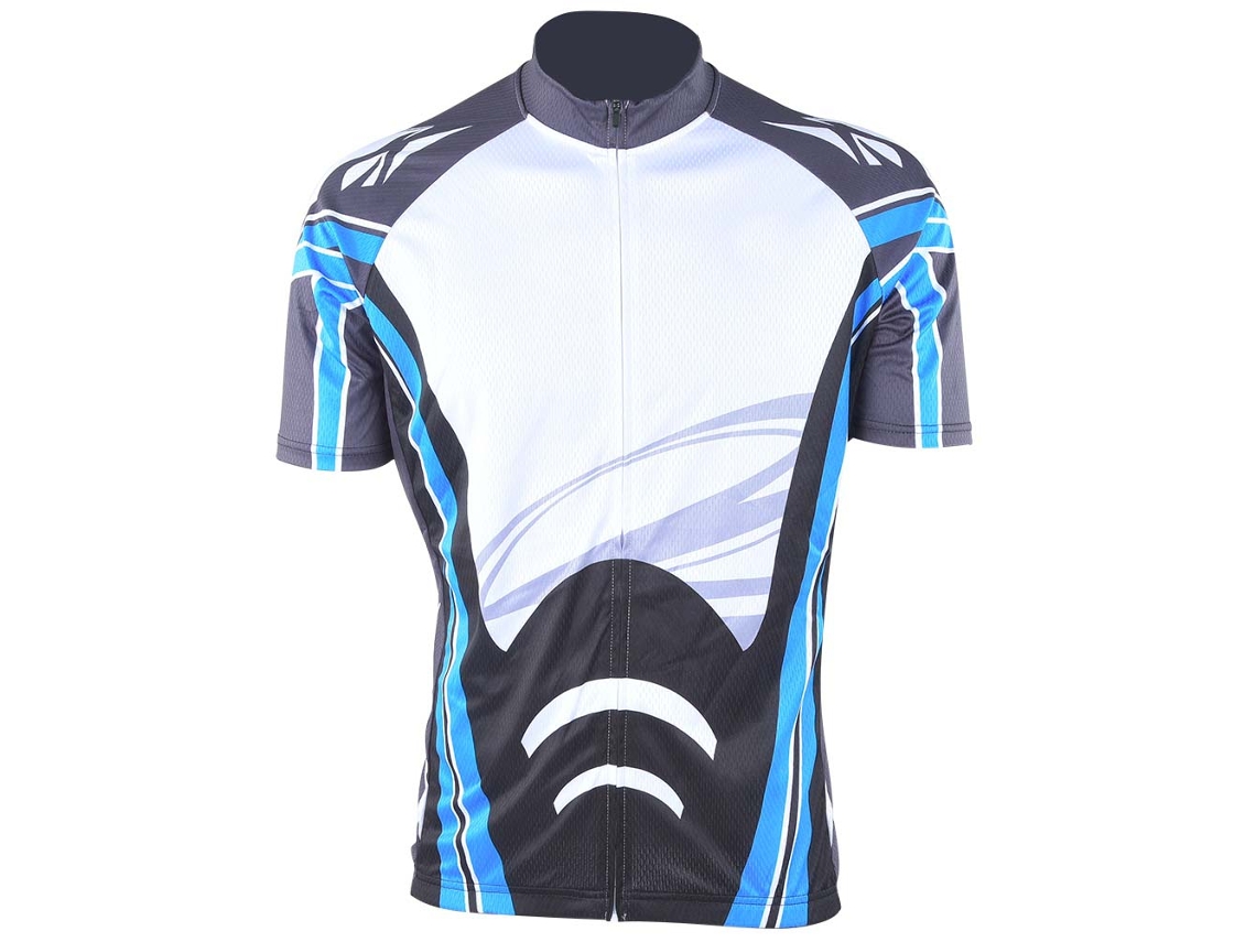 Maillot De Ciclismo De Manga Corta Para Hombre, Tejido Transpirable, Ideal Para El Verano, Talla M.