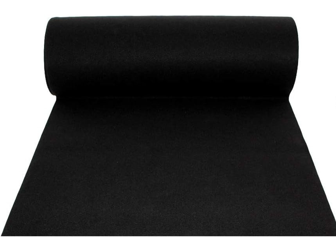 Guía De Alfombra Para Interior Y Exterior Negro H 1 X 30 M