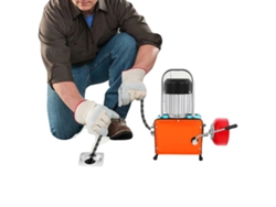 Desatascadora de desagües de 1000 W, 220 V, 400 rpm, tubo de 20 mm x 150 mm, protección IP44, OEM