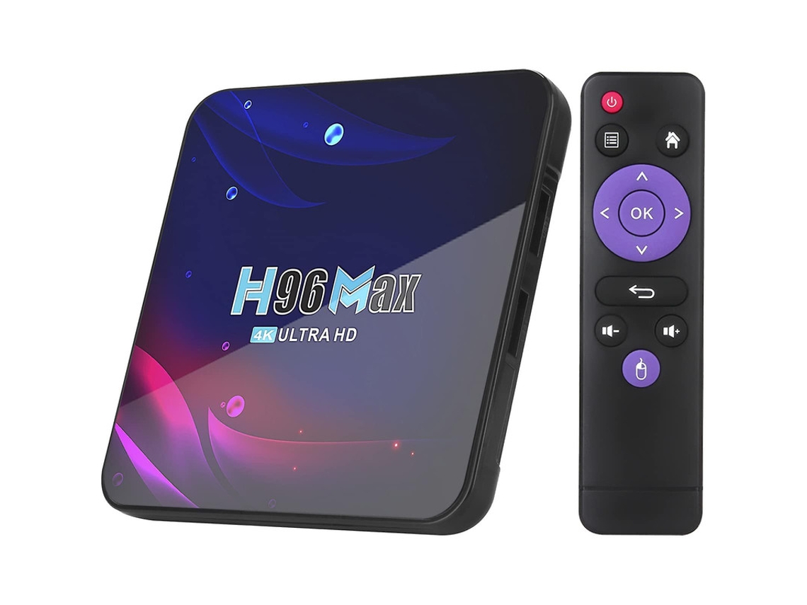 Android TV Box Yizhood Rk3318 2 GB de RAM, 16 GB de ROM, 4K, Bluetooth, Negro