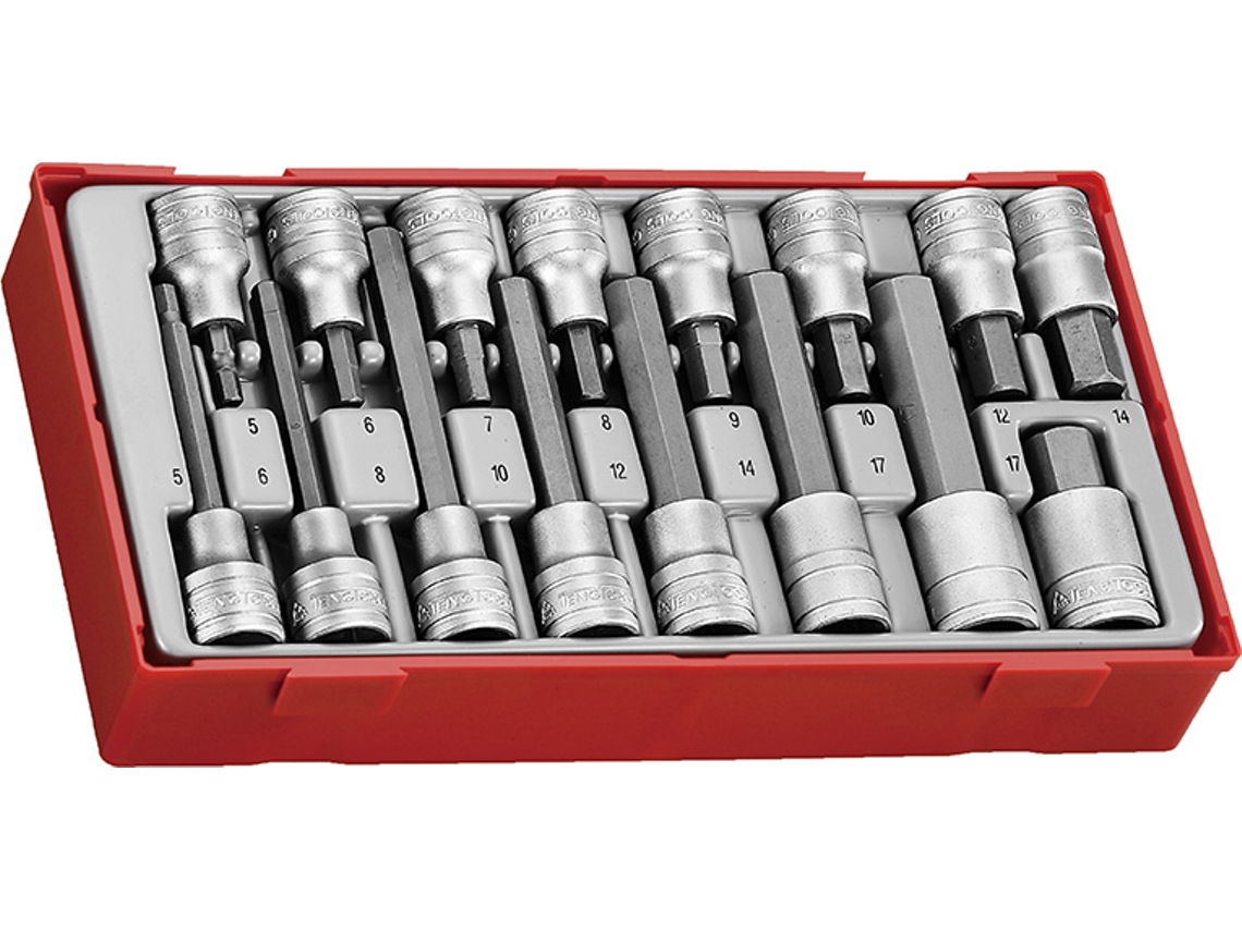 Tengtools 237660105 Juego De 16 Vasos Tthex16