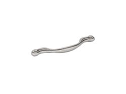 Tirador para muebles de aleación de zinc. Estilo clásico. Distancia Del Centro 96/128. CAMBIO DE HARDWARE de plata antigua brillante