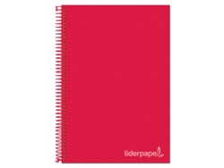 Cuaderno LIDERPAPEL Jolly Séries 140h de 75g/m² Rojo (A4)