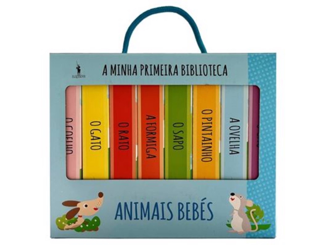 Libro A Minha Primeira Biblioteca - Animais Bebés (Portugués - Tapa Dura)