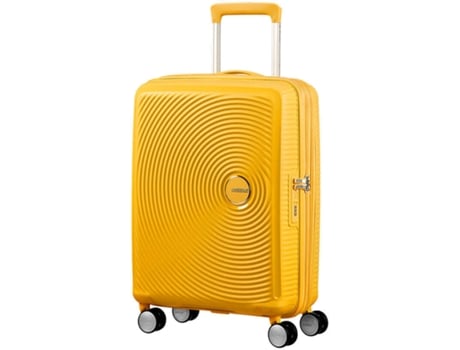 Maleta de Viaje AMERICAN TOURISTER Soundbox Amarillo (55 x 40 x 20 cm)