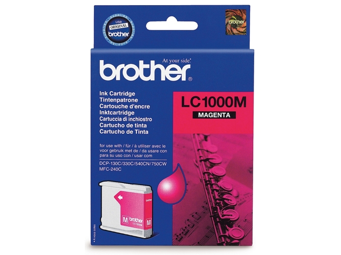 Cartucho BROTHER LC1000M Magenta (400 páginas)
